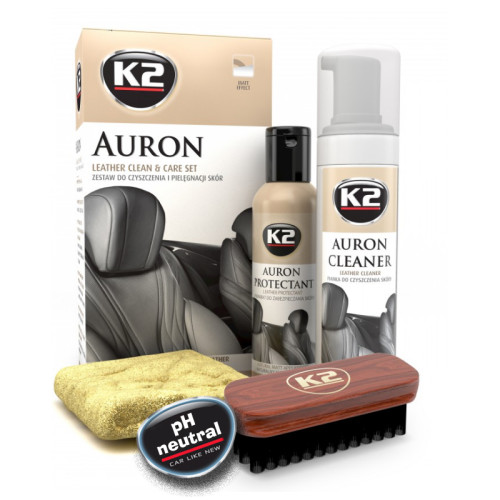K2 AURON SET 200ml - Súprava na čistenie a starostlivosť o kožu