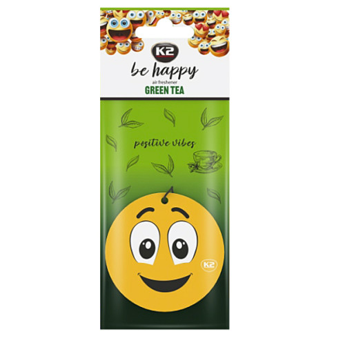 K2 BE HAPPY 5g Green Tea - osviežovač vzduchu K2 BE HAPPY 5g Green Tea - osviežovač vzduchu