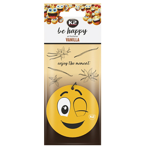 K2 BE HAPPY 5g Vanilla - osviežovač vzduchu K2 BE HAPPY 5g Vanilla - osviežovač vzduchu