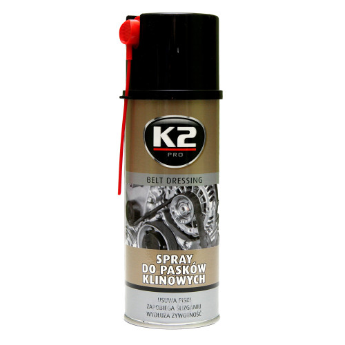 K2 BELT DRESSING 400ml - na klinové remene K2 BELT DRESSING 400ml - na klinové remene