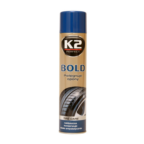 K2 BOLD 600ml - čistí a regeneruje pneumatiky K2 BOLD 600ml - čistí a regeneruje pneumatiky