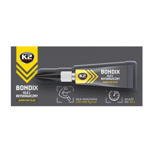 K2 BONDIX 3g - sekundové lepidlo K2 BONDIX 3g - sekundové lepidlo