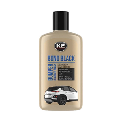 K2 BONO BLACK 250ml - obnovuje, leští a chráni plasty
