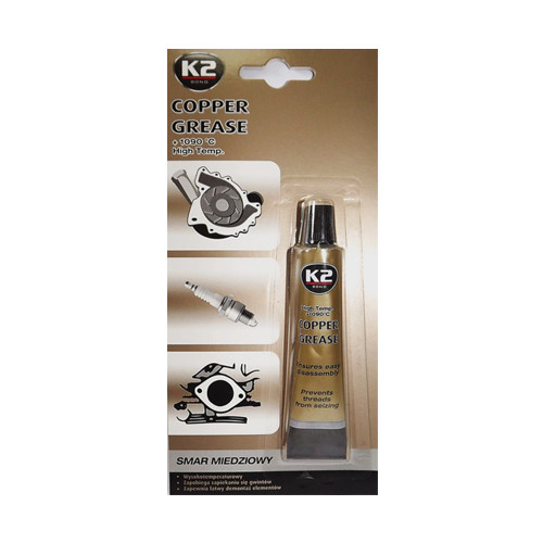 K2 COPPER GREASE 20g +1090°C - medené mazivo K2 COPPER GREASE 20g +1090°C - medené mazivo