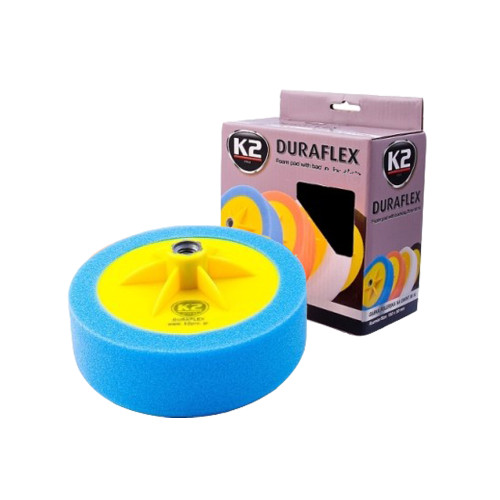 K2 DURAFLEX modrá - vysokobrúsna leštiaca hubka so závitom M14 s opornou doskou K2 DURAFLEX modrá - vysokobrúsna leštiaca hubka so závitom M14 s opornou doskou