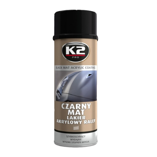 K2 AKRYLOVÝ LAK 500ml - čierny  MATT