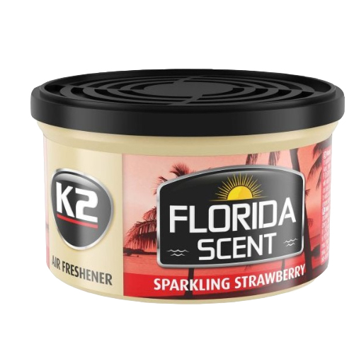 K2 FLORIDA 45g Sparkling Strawberry - vôňa do auta v plechovke K2 FLORIDA 45g Sparkling Strawberry - vôňa do auta v plechovke