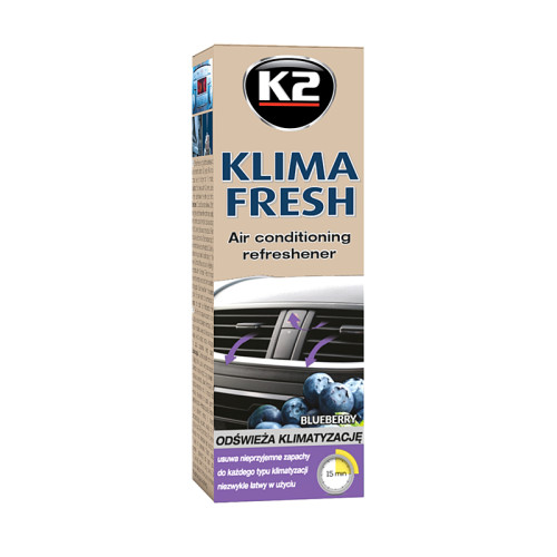 K2 KLIMA FRESH 150ml Bleuberry - osviežovač klimatizácie