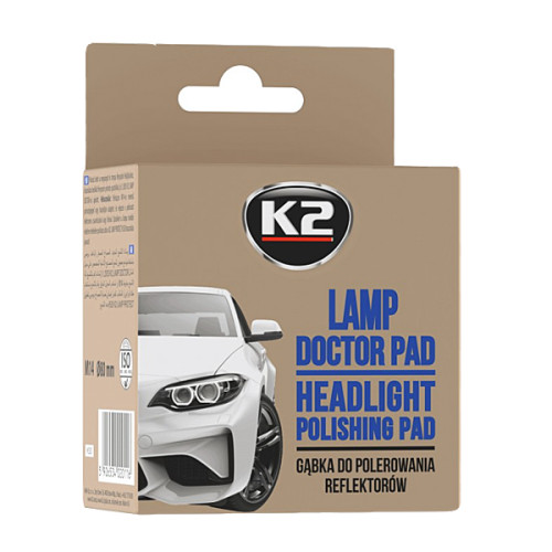 K2 LAMP DOKTOR PAD - hubka na leštenie svetlometov na skrutkovač alebo leštičku