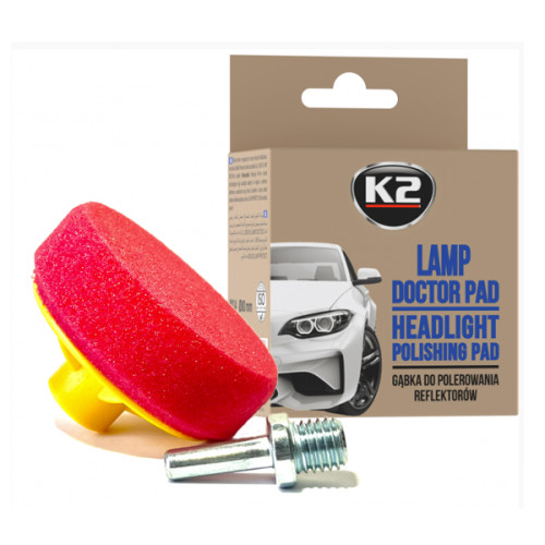 K2 LAMP DOKTOR PAD - hubka na leštenie svetlometov na skrutkovač alebo leštičku