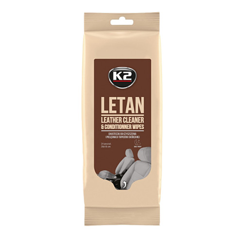 K2 LETAN WIPES - vlhčené obrúsky na kožené čalúnenie