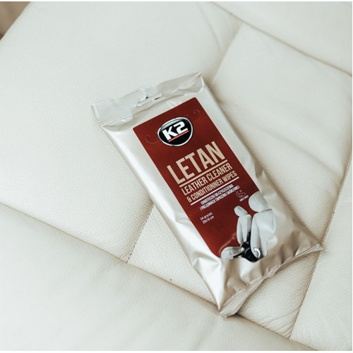 K2 LETAN WIPES - vlhčené obrúsky na kožené čalúnenie
