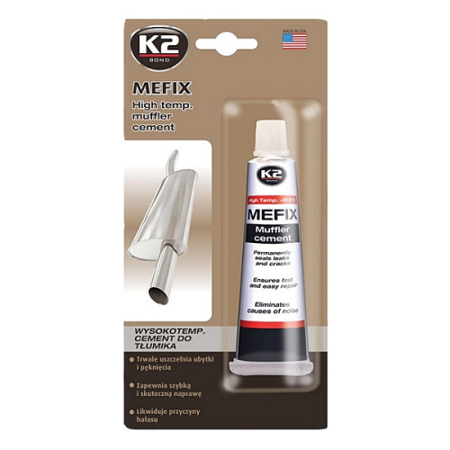 K2 MEFIX 140g - vysokoteplotný cement pre výfukové systémy K2 MEFIX 140g - vysokoteplotný cement pre výfukové systémy