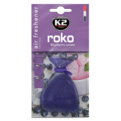 K2 ROKO 20g Blueberry Cream - osviežovač vzduchu K2 ROKO 20g Blueberry Cream - osviežovač vzduchu