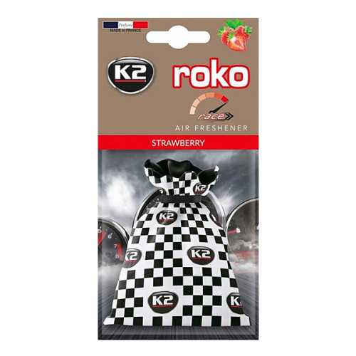 K2 ROKO RACE 25g Strawberry - osviežovač vzduchu K2 ROKO RACE 25g Strawberry - osviežovač vzduchu