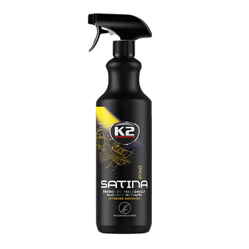 K2 SATINA PRO 1L bez vône - prípravok na plasty PRO, saténový efekt