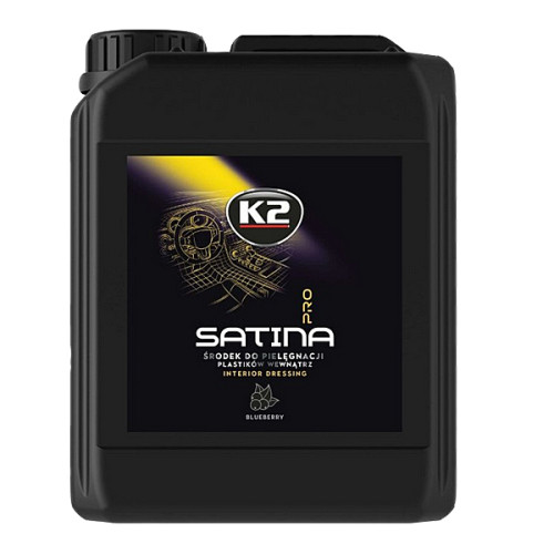 K2 SATINA PRO 5L Blueberry - prípravok na plasty PRO, saténový efekt K2 SATINA PRO 5L Blueberry - prípravok na plasty PRO, saténový efekt