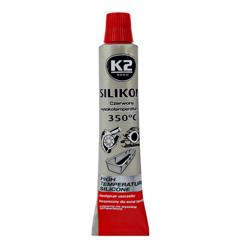K2 SILIKON RED LUZ +350° 21g - vysokoteplotný silikón nahrádza tesnenie K2 SILIKON RED LUZ +350° 21g - vysokoteplotný silikón nahrádza tesnenie