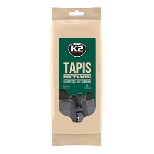 K2 TAPIS WIPES - vlhčené obrúsky na látkové čalúnenie
