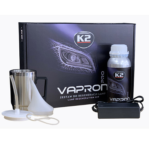 K2 VAPRON SET - set na regeneráciu plastových svetlometov