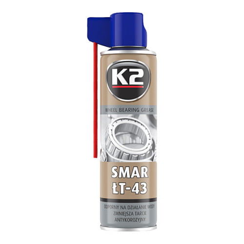 K2 MAZIVO LT-43 400ml - lítiová vazelína na mazanie ložísk a prvkov priemyselných a poľnohospodárskych strojov K2 MAZIVO LT-43 400ml - lítiová vazelína na mazanie ložísk a prvkov priemyselných a poľnohospodárskych strojov