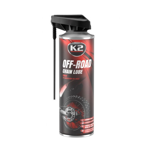 K2 VAZELÍNA NA REŤAZE OFF-ROAD 500ml - na mazanie reťazí a hnacích reťazí v terénnych motocykloch a štvorkolkách K2 VAZELÍNA NA REŤAZE OFF-ROAD 500ml - na mazanie reťazí a hnacích reťazí v terénnych motocykloch a štvorkolkách