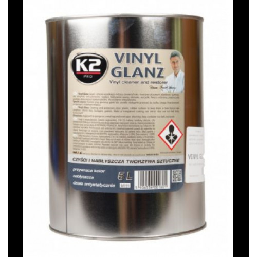 K2 VINYL GLANZ 5L - čistí a leští plasty K2 VINYL GLANZ 5L - čistí a leští plasty